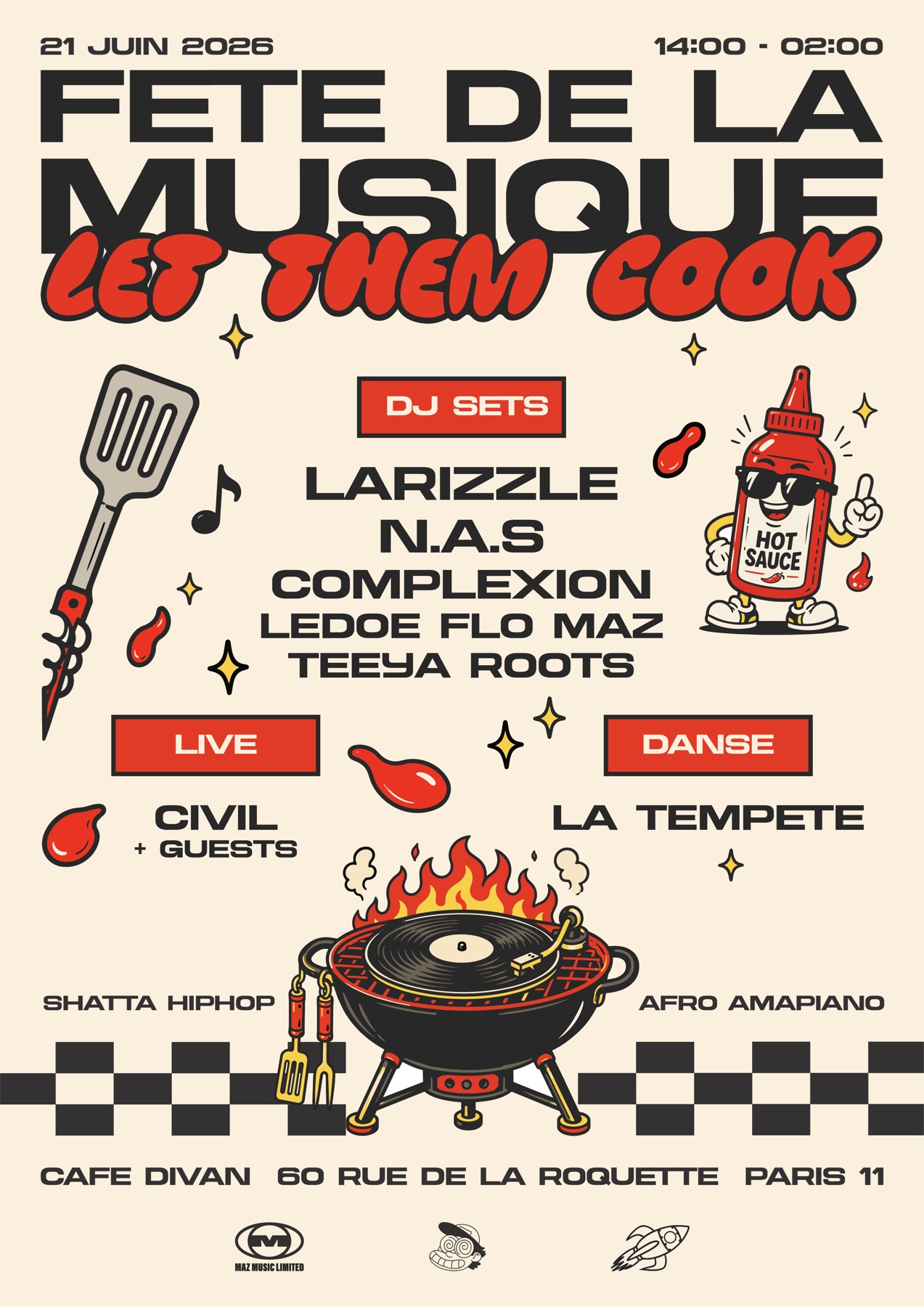 Fete de la musique flyer
