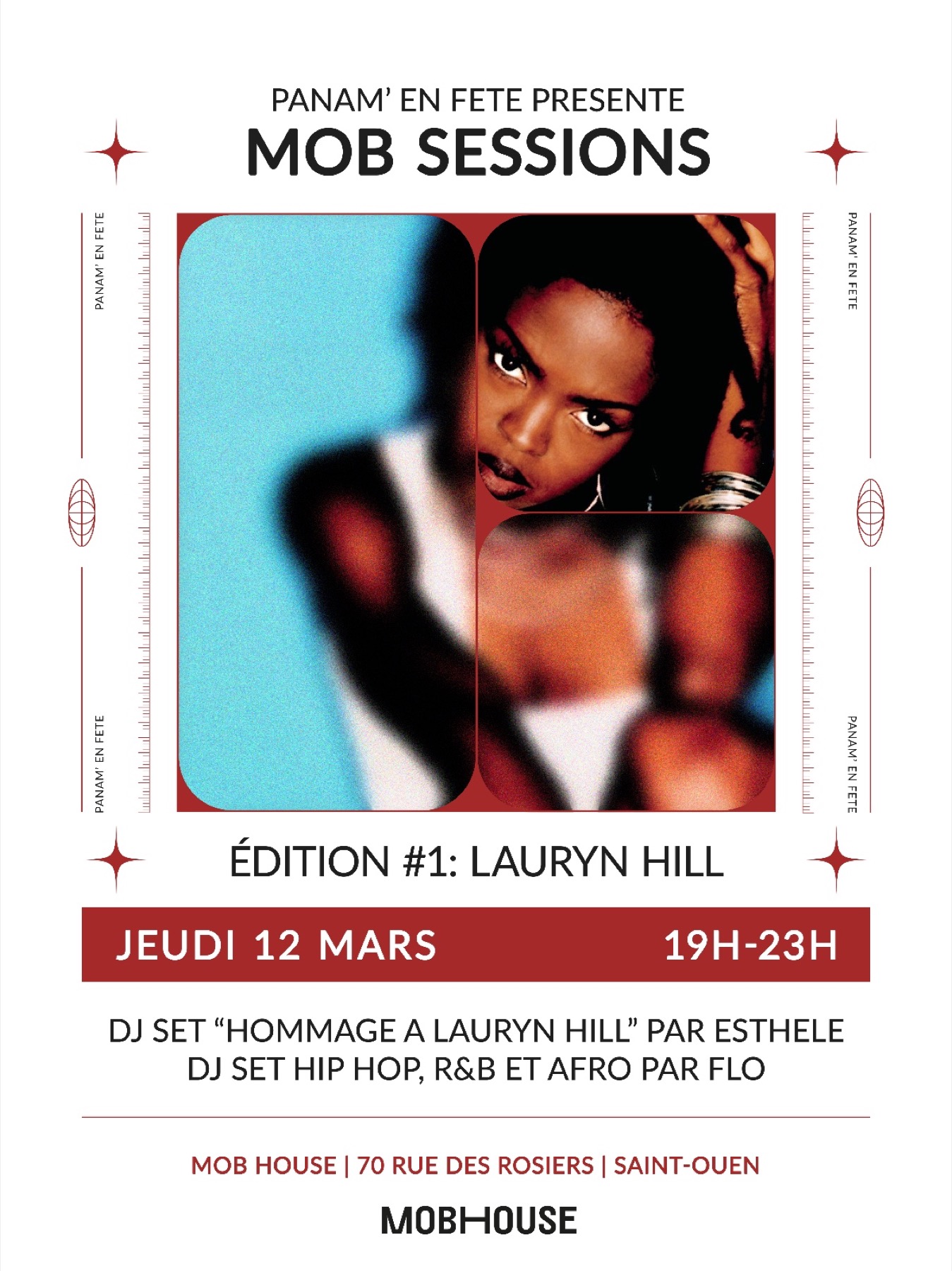 MOB Sessions Lauryn Hill flyer